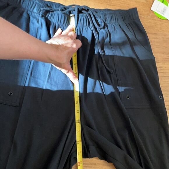 ECCOTOO BLACK DRAWSTRING KNIT PANTS BUNDLE.   NEW WITH TAGS - Picture 5 of 9